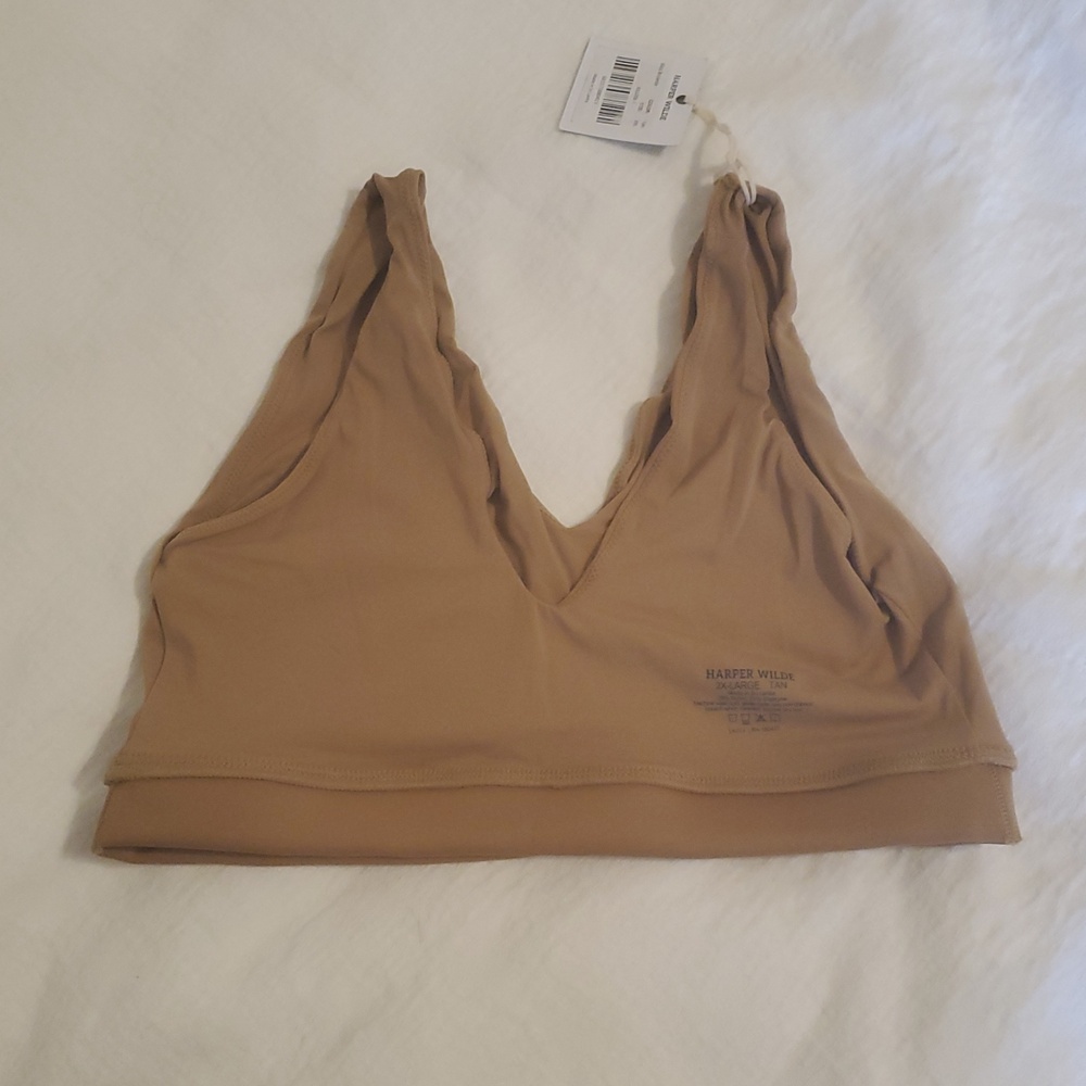 NWT  HARPER WILDE BLISS BRALETTE IN TAN - Picture 7 of 13